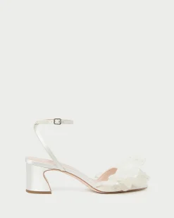 Loeffler Randall Aria Pearl Organza Heeled Sandal