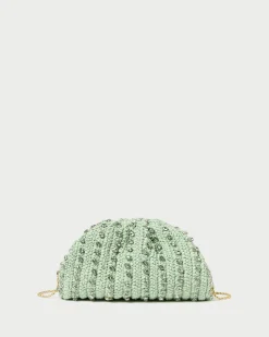 Loeffler Randall Bailey Blush/Crystal Dome Clutch