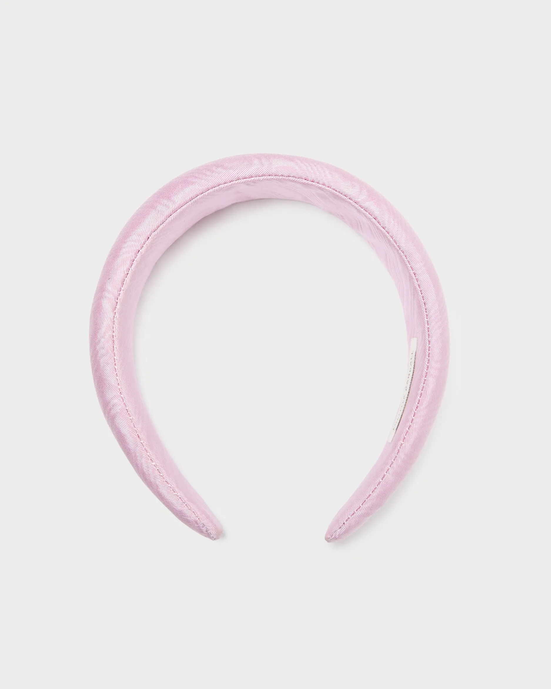 Loeffler Randall Bellamy Blue Satin Puffy Headband