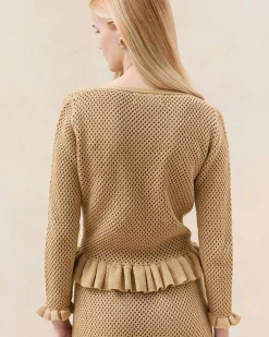 Loeffler Randall Birdie Butter Cardigan
