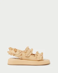 Loeffler Randall Blaise Raffia Platform Sandal