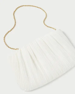 Loeffler Randall Brit Flat Pleated Clutch