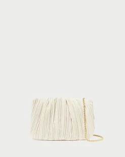 Loeffler Randall Brit Lamé Pleated Clutch