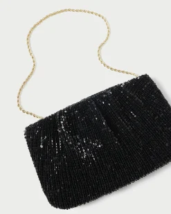 Loeffler Randall Brit White Lace Flat Clutch