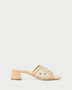 Loeffler Randall Brooke Caramel/Crystal Mesh Mule