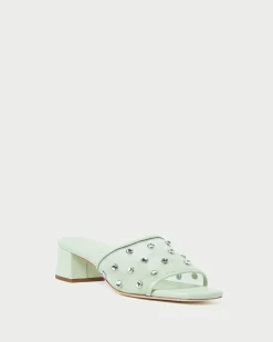 Loeffler Randall Brooke Caramel/Crystal Mesh Mule