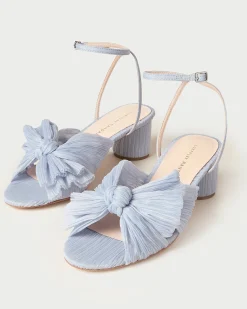 Loeffler Randall Dahlia Black Pleated Bow Heel