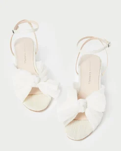 Loeffler Randall Dahlia Black Pleated Bow Heel