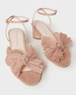 Loeffler Randall Dahlia Black Pleated Bow Heel