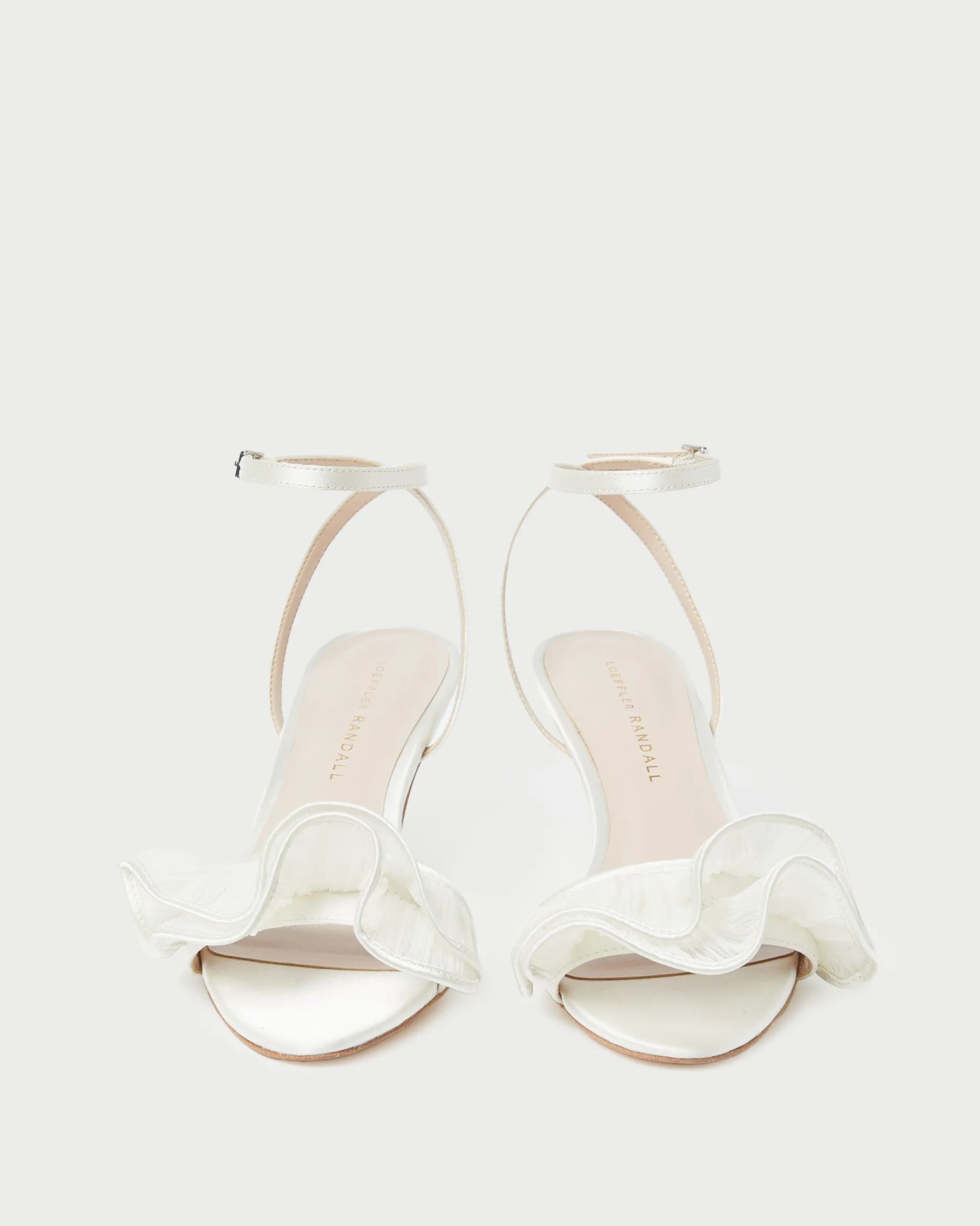 Loeffler Randall Elena Pearl Pleated Ruffle Sandal