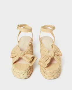 Loeffler Randall Gaby Pleated Bow Espadrille