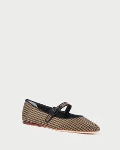 Loeffler Randall Ginger Blue Stripe Mary Jane