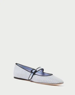 Loeffler Randall Ginger Brown Moiré Mary Jane