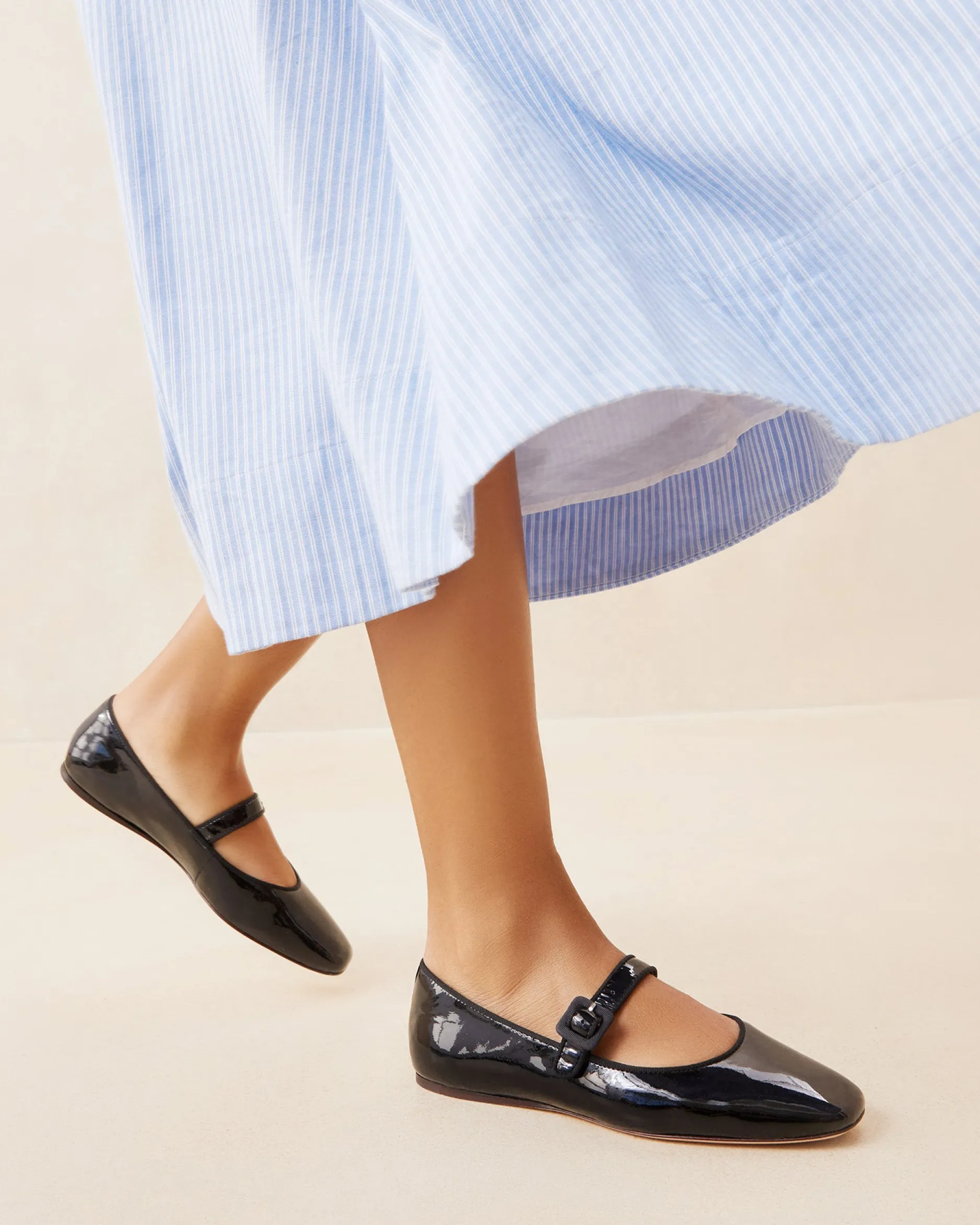 Loeffler Randall Ginger Brown Moiré Mary Jane