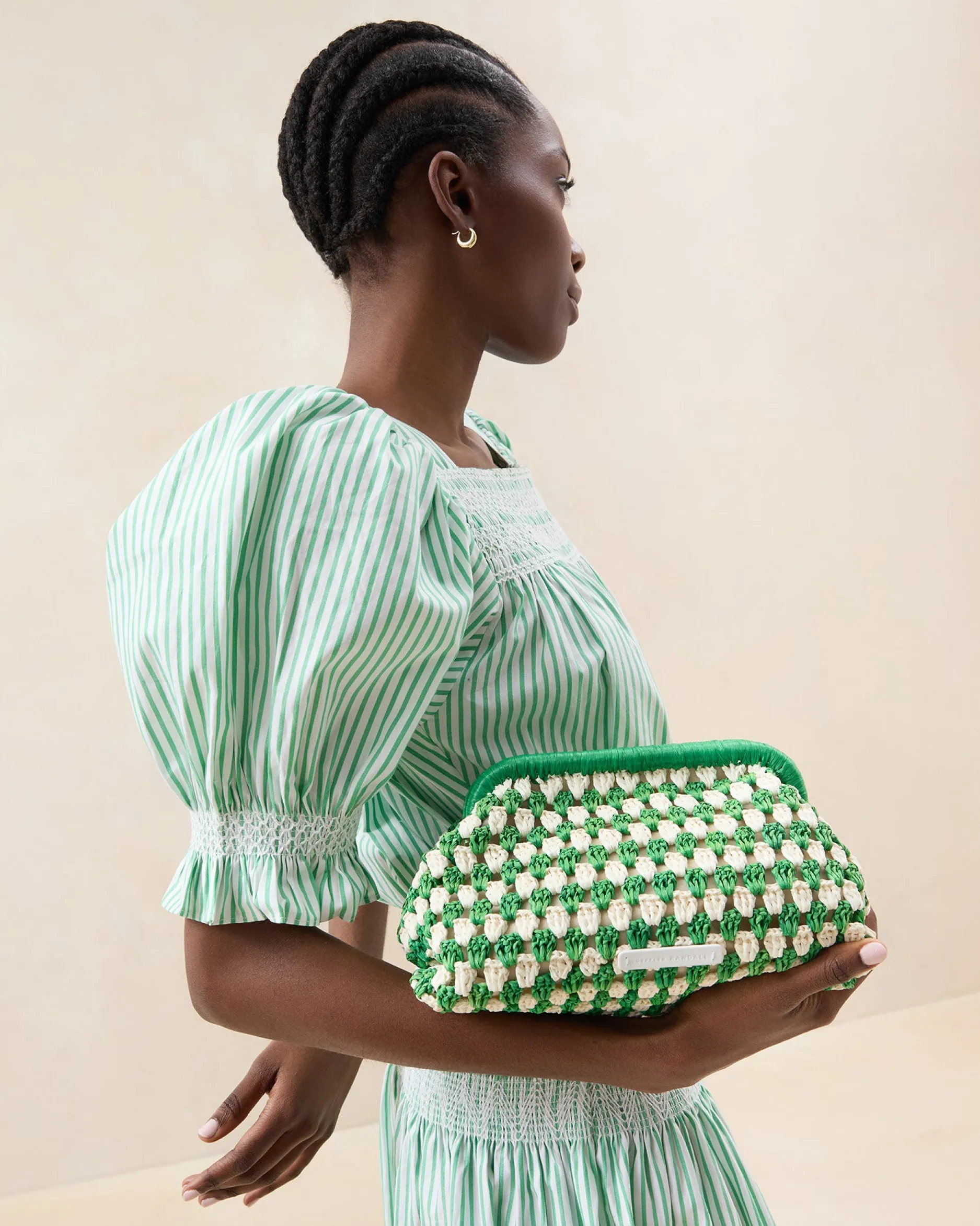 Loeffler Randall Glenda Crochet Clutch