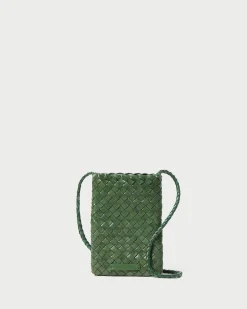 Loeffler Randall Grace Emerald Woven Crossbody