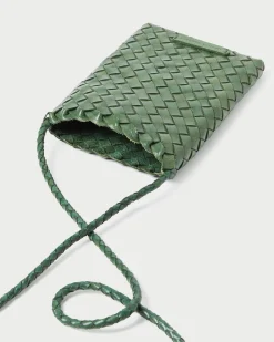 Loeffler Randall Grace Emerald Woven Crossbody