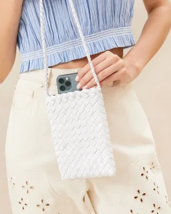 Loeffler Randall Grace Emerald Woven Crossbody