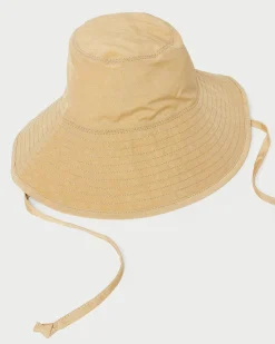 Loeffler Randall Hannah Parchment Nylon Bucket Hat
