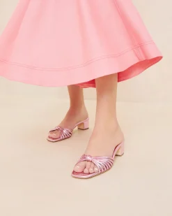 Loeffler Randall Hazel Leather Knot Mule