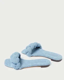 Loeffler Randall Joanna Denim Braided Sandal