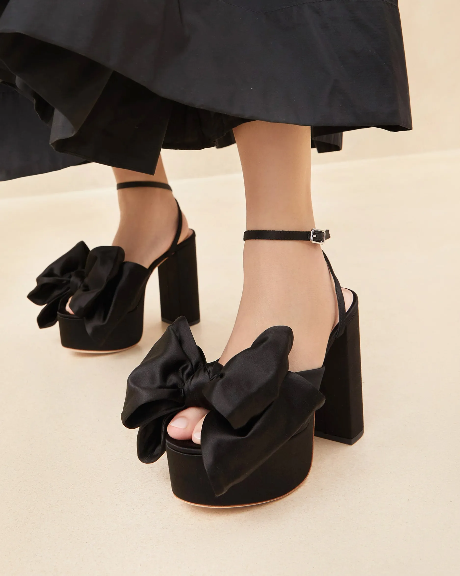 Loeffler Randall Kiki Satin Platform Sandal
