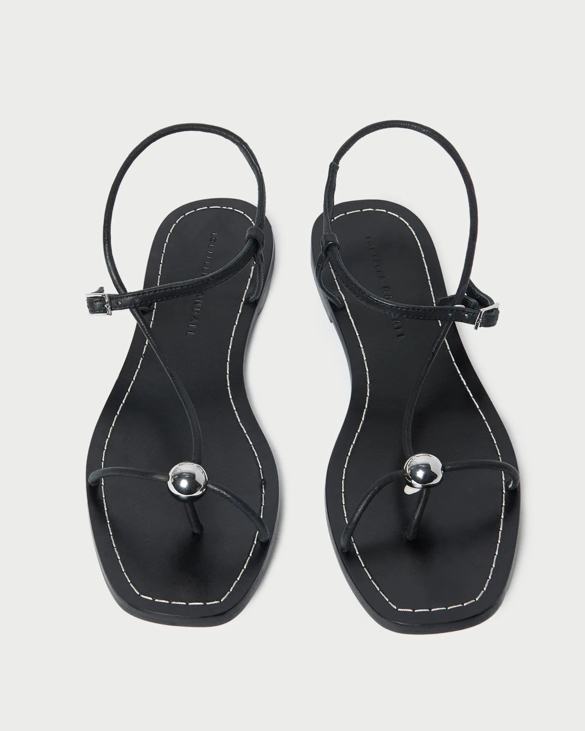 Loeffler Randall Lara Black Leather Sandal