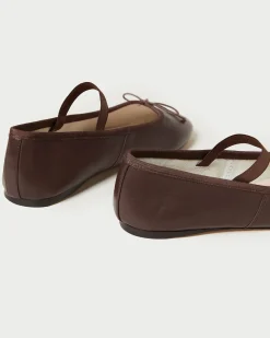 Loeffler Randall Leonie Caramel/Crystal Ballet Flat