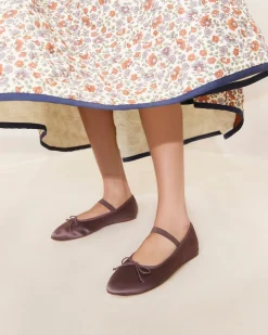Loeffler Randall Leonie Caramel/Crystal Ballet Flat