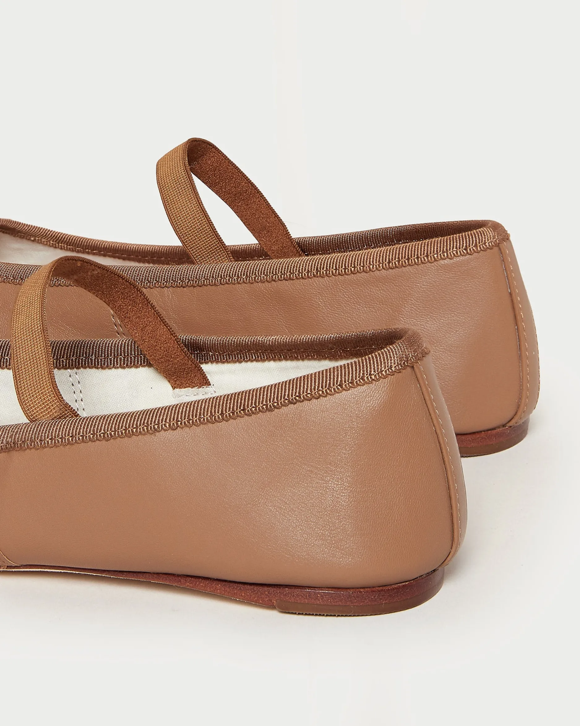 Loeffler Randall Leonie Caramel/Crystal Ballet Flat