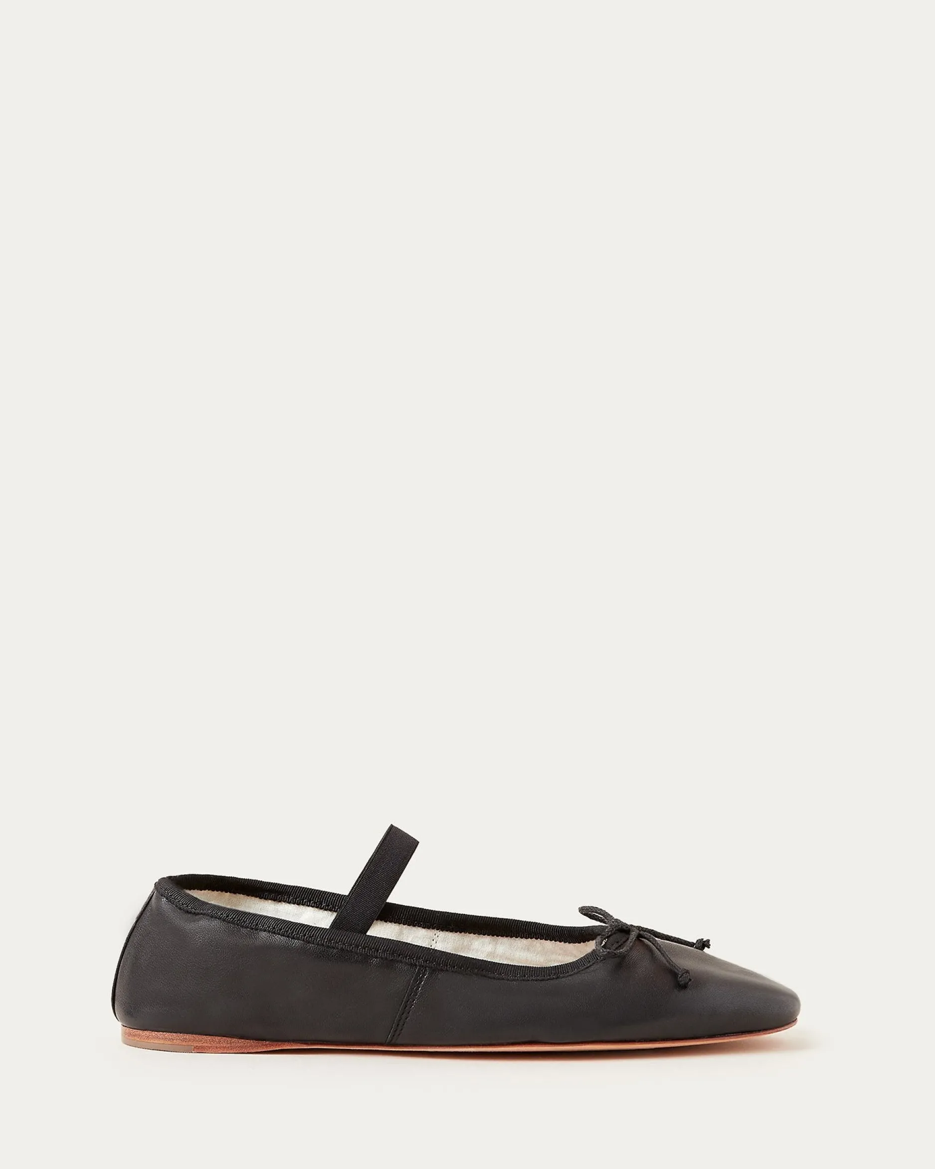 Loeffler Randall Leonie Chocolate Leather Flat