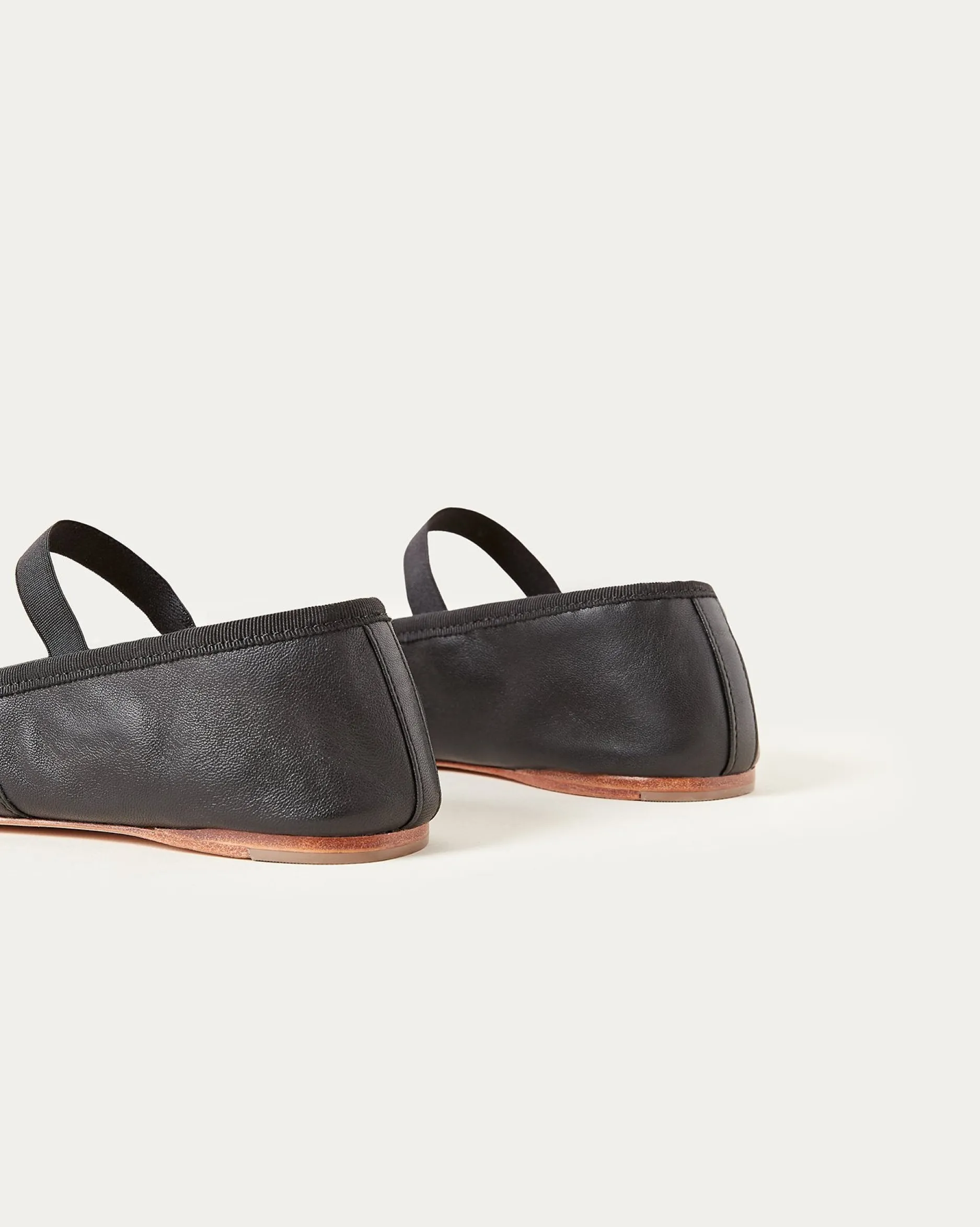 Loeffler Randall Leonie Chocolate Leather Flat