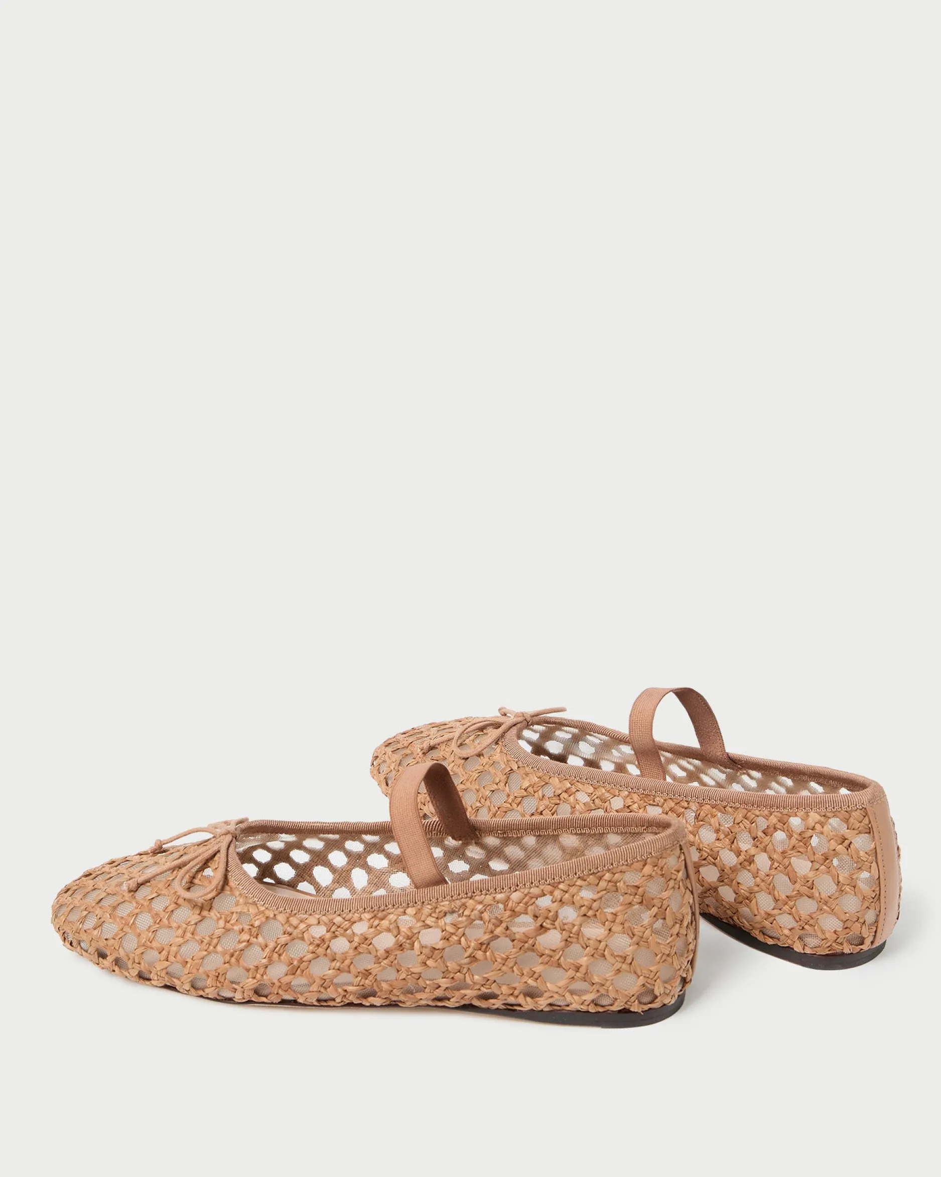 Loeffler Randall Leonie Chocolate Leather Flat