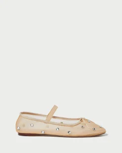 Loeffler Randall Leonie Chocolate Leather Flat