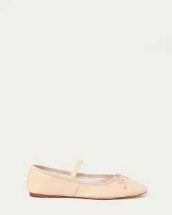 Loeffler Randall Leonie Chocolate Leather Flat