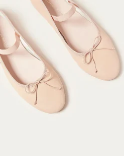 Loeffler Randall Leonie Chocolate Leather Flat