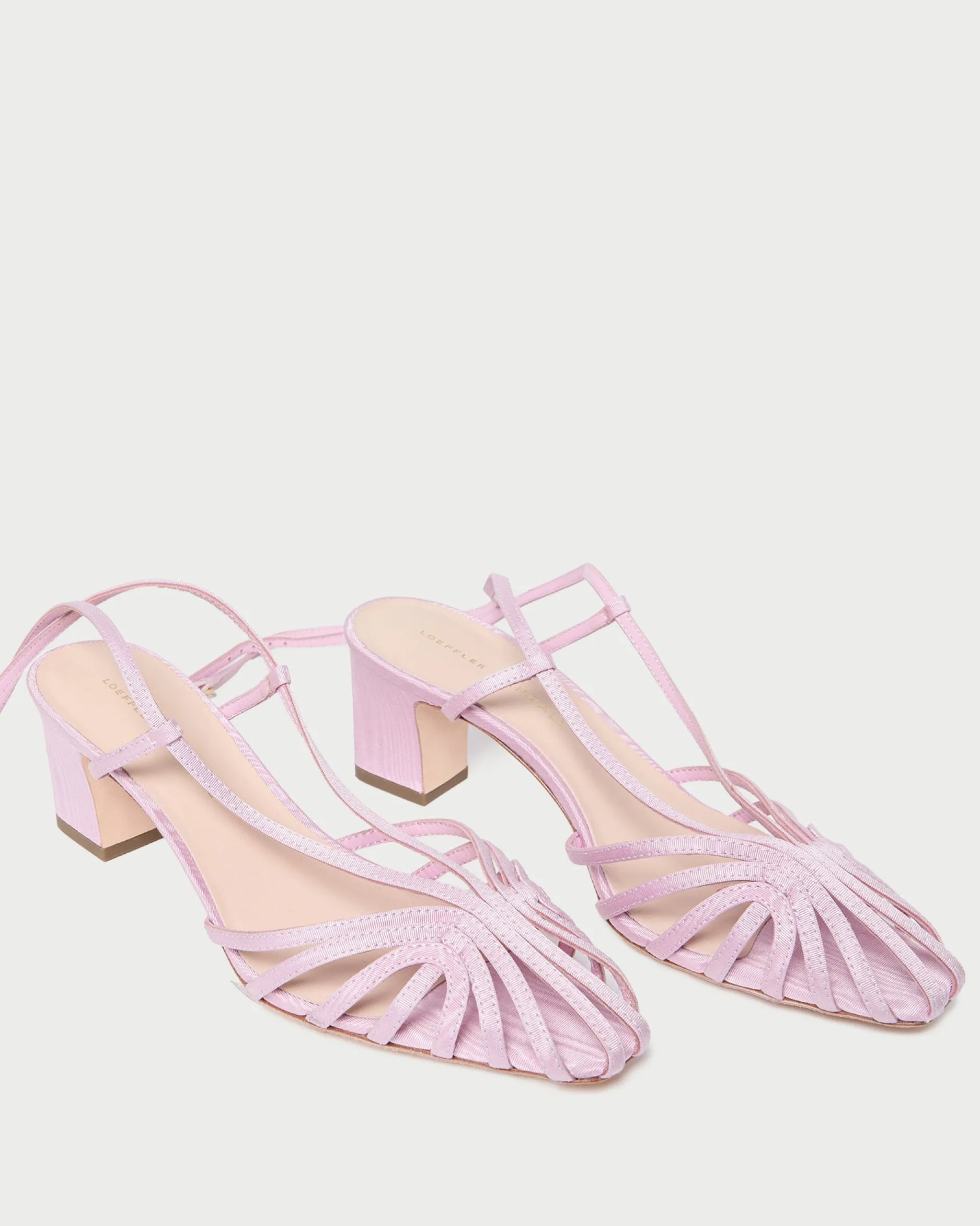Loeffler Randall Livvy Pink Moiré Heeled Sandal