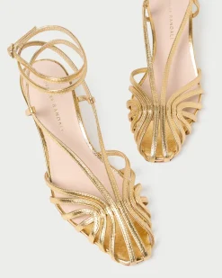 Loeffler Randall Livvy Pink Moiré Heeled Sandal