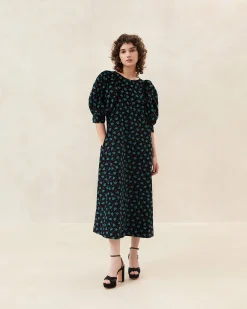 Loeffler Randall Maxwell Green Gingham Dress