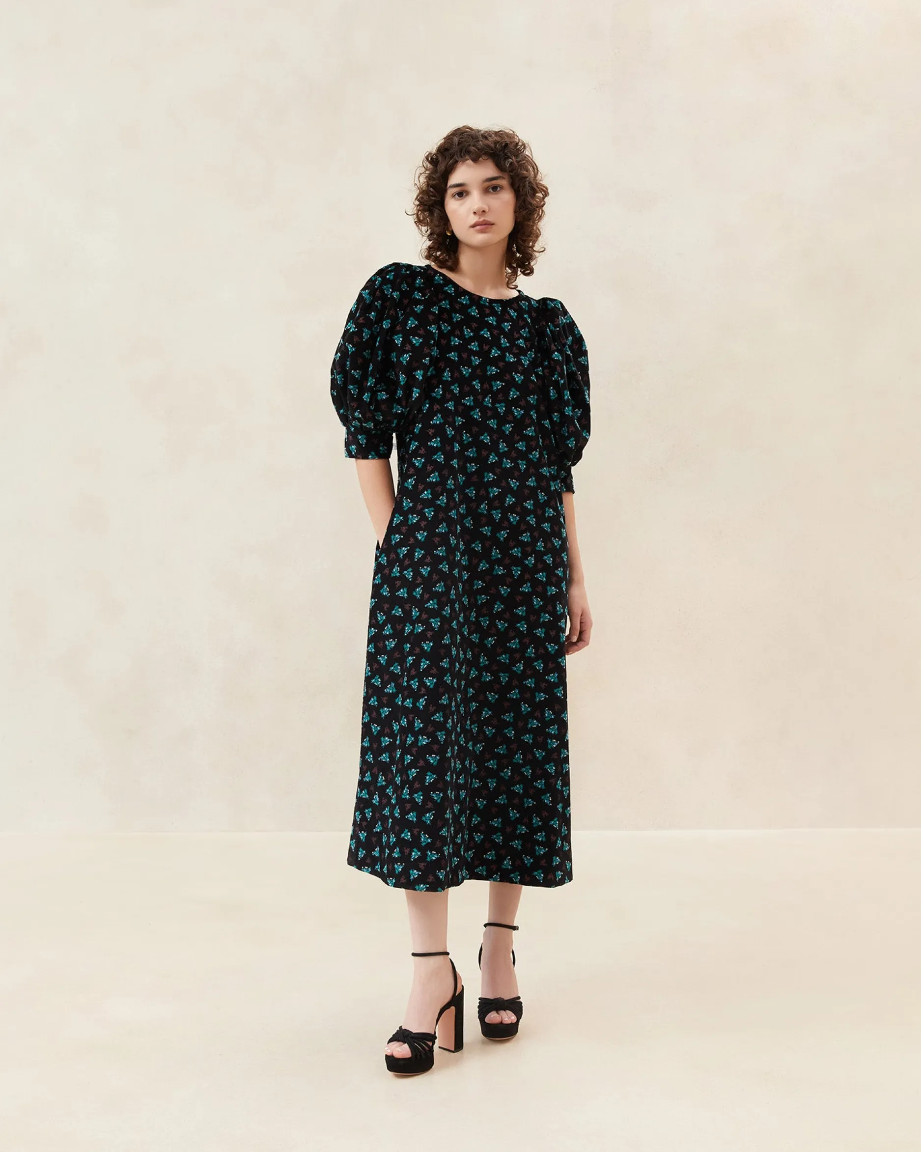 Loeffler Randall Maxwell Green Gingham Dress