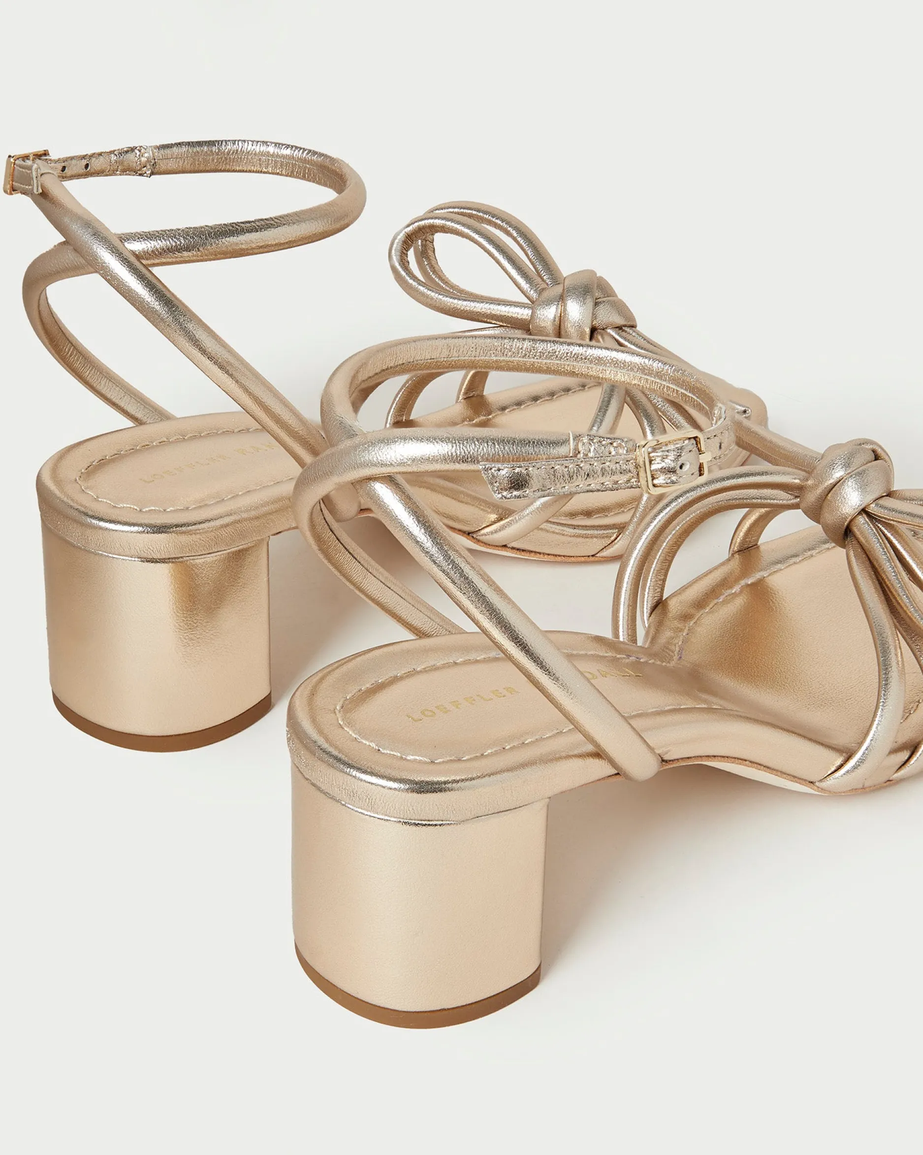 Loeffler Randall Mikel Bow Mid-Heel Sandal