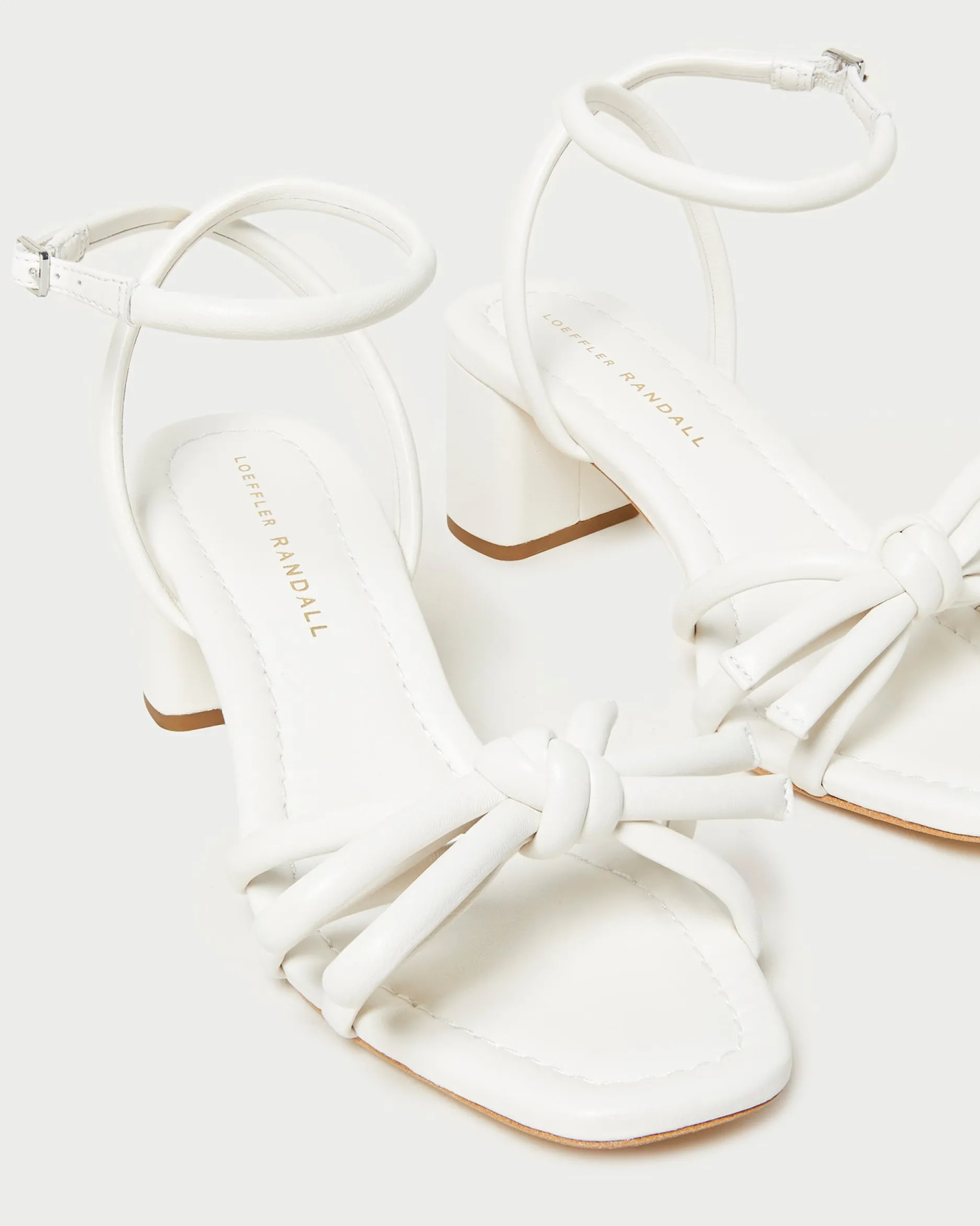 Loeffler Randall Mikel Bow Mid-Heel Sandal
