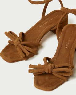 Loeffler Randall Mikel Bow Mid-Heel Sandal