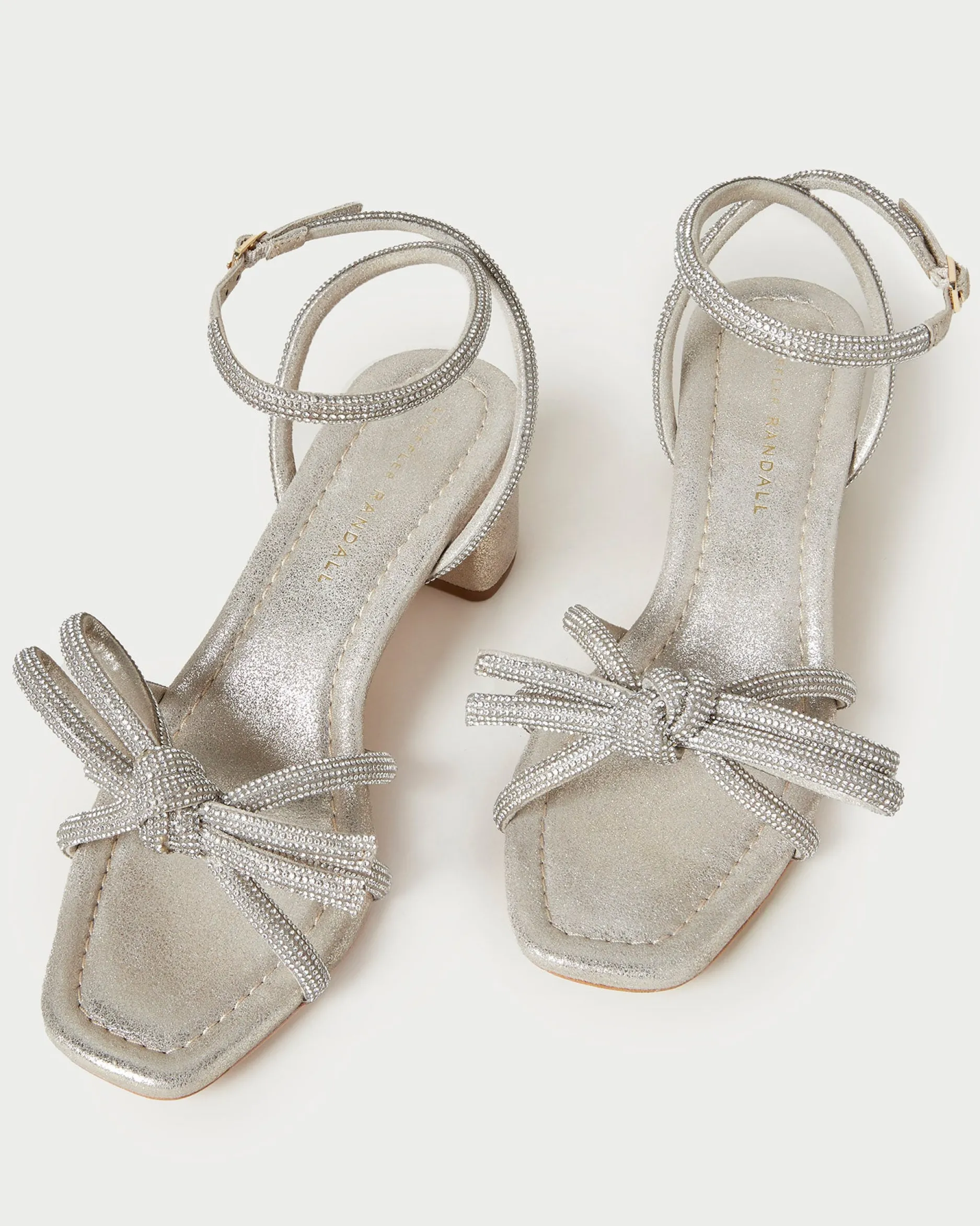 Loeffler Randall Mikel Bow Mid-Heel Sandal