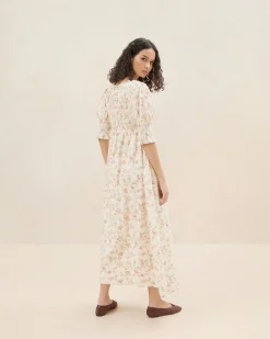 Loeffler Randall Quinn Pink Floral Cinched Dress