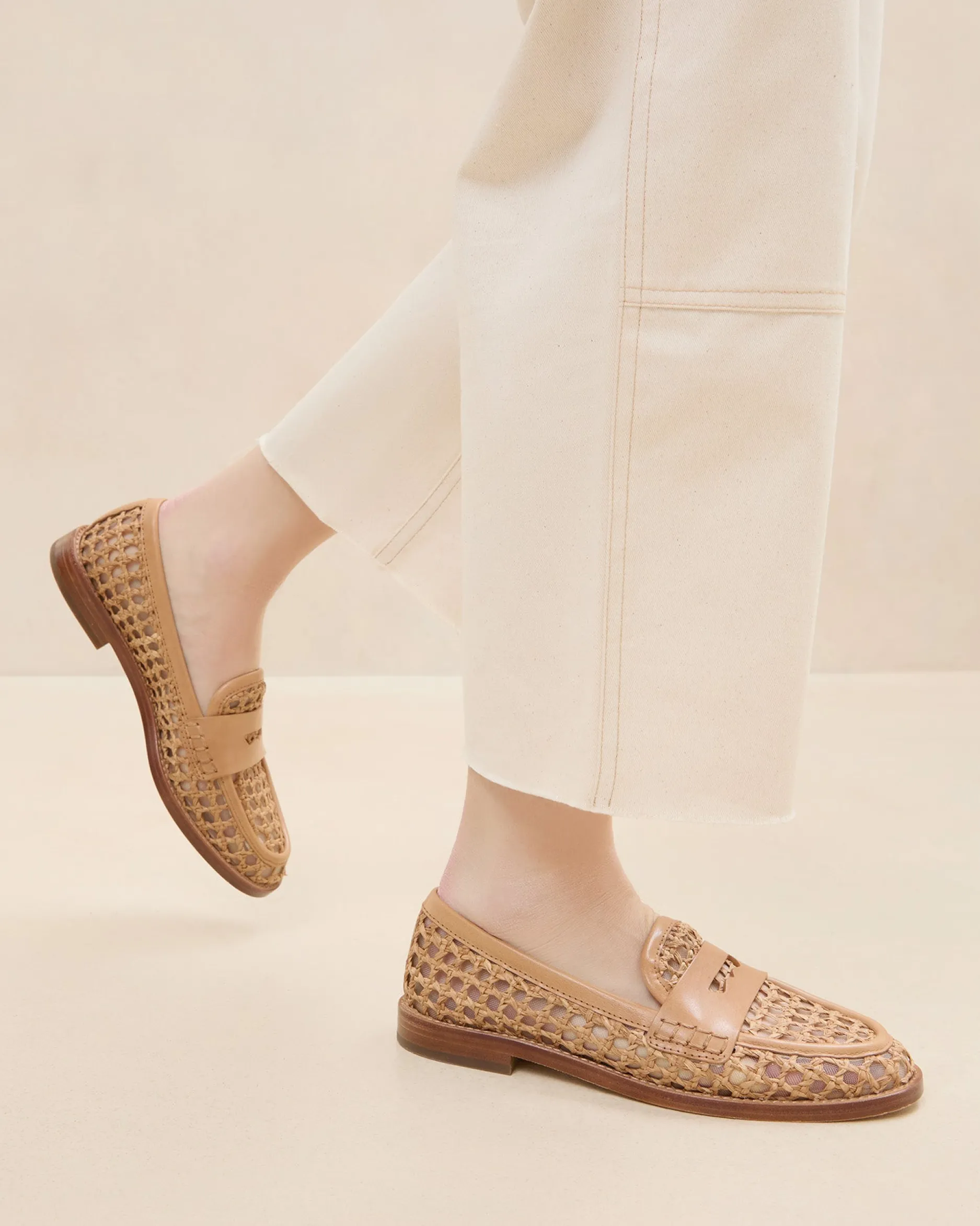 Loeffler Randall Rachel Raffia Loafer