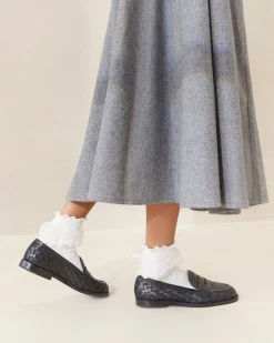 Loeffler Randall Rachel Raffia Loafer