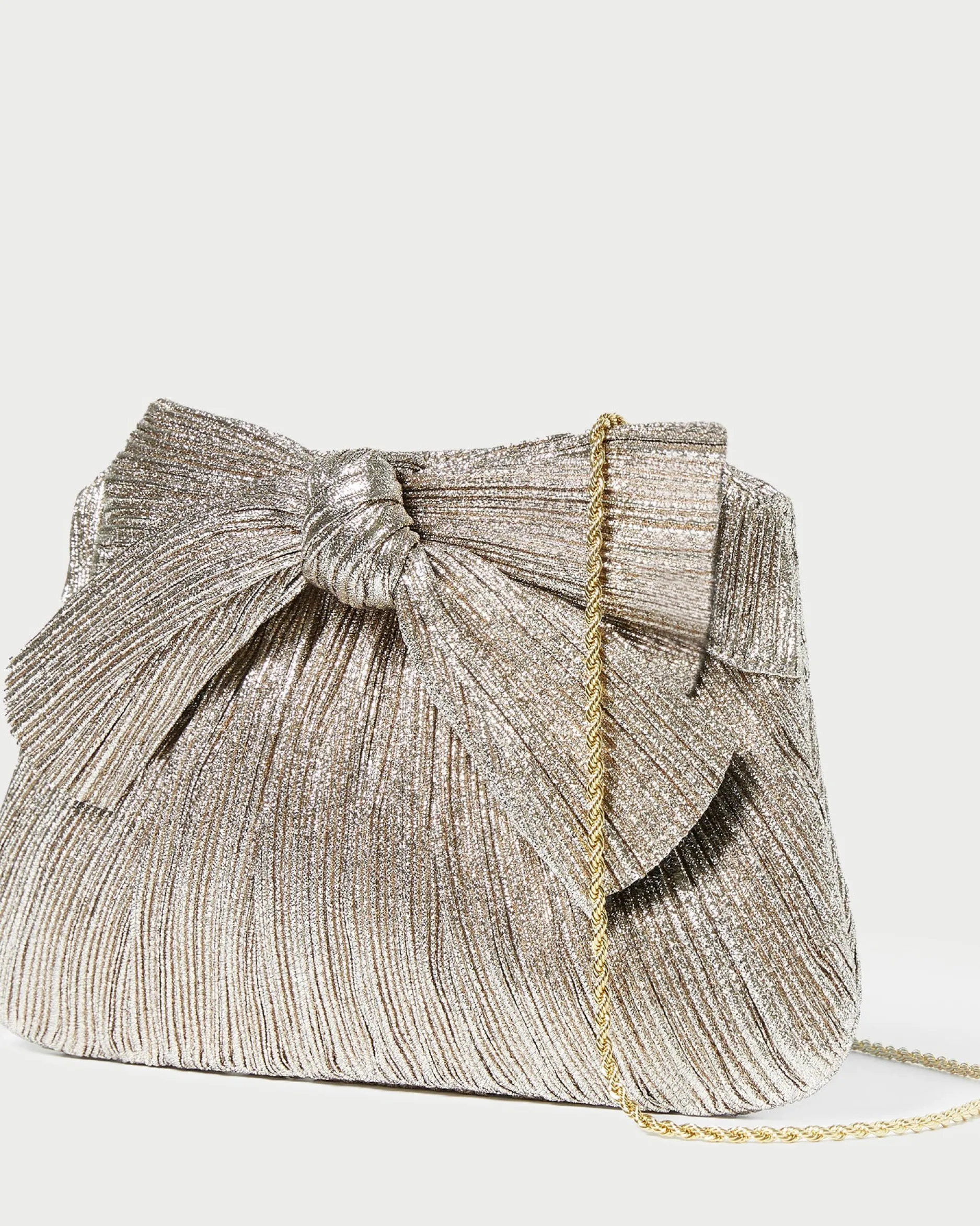 Loeffler Randall Rayne Blue Floral Bow Clutch