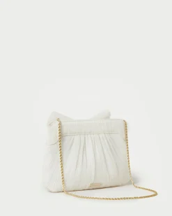 Loeffler Randall Rayne Blue Floral Bow Clutch