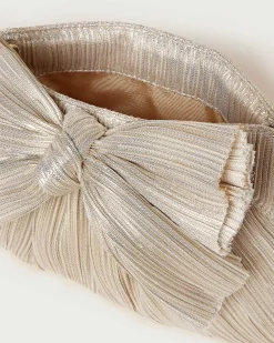 Loeffler Randall Rayne Blue Floral Bow Clutch